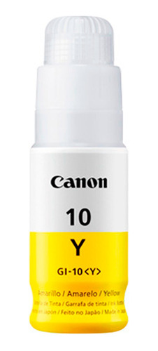 Tinta Canon Gi-10 Yellow 70 Ml.