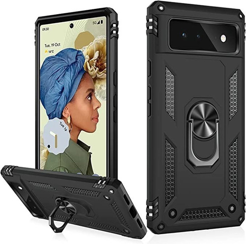 Ikazz Google Pixel 6 Funda Con Protector De Pantalla, Grado