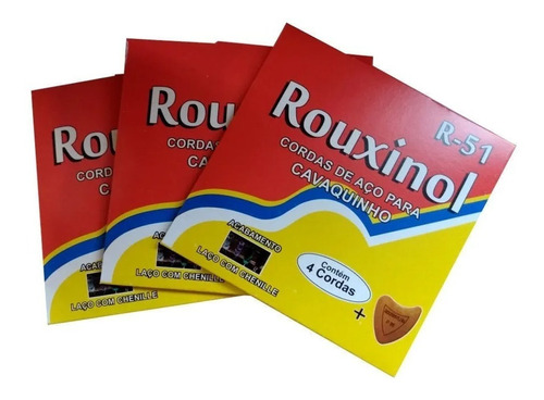 Kit 3 - Encordoamento Cavaco Rouxinol R - 51 Chenile