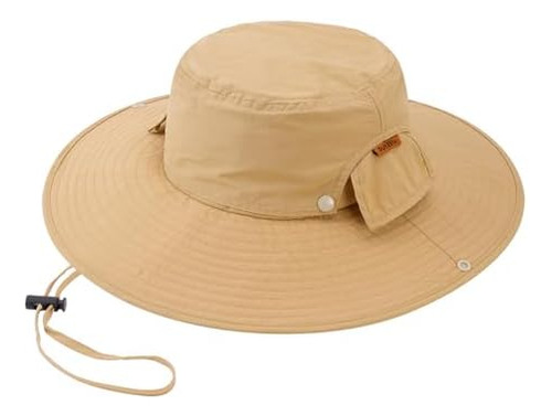 Sombrero De Sol Para Hombre De Ala Ancha, Transpirable, Upf5