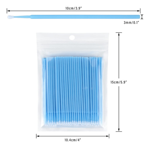Microaplicadores Desechables G2plus De Algodón, 500 Unidades