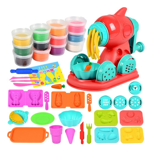 A Conjunto Infantil De Arcilla De Colores,juguetes Bricolaje