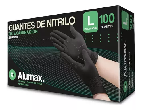 Eurostil Caja Guantes Nitrilo Negros