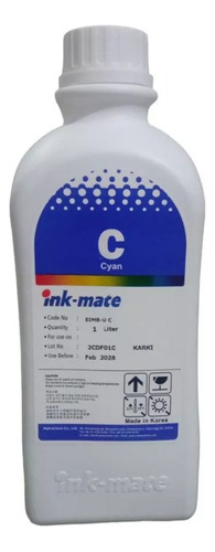 Tinta Ink-mate Sublimacion Coreana X 1 Litro Calidad Premium