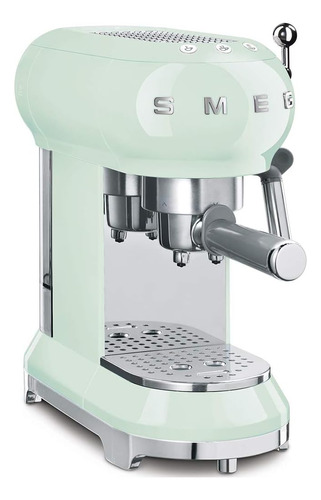 Smeg Máquina De Espresso Verde Pastel