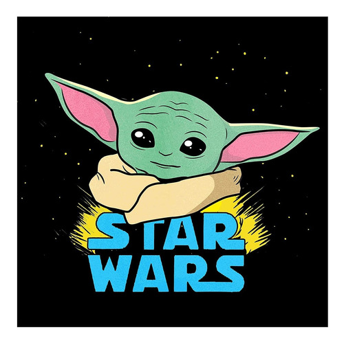 Kit De Pintura Con Diamantes 5d Star Wars Baby Yoda 22x22...