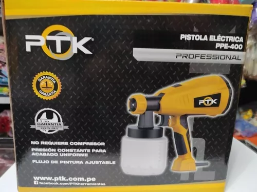 Pistola De Pintura Eléctrica 400w. 800ml. - PTK Perú
