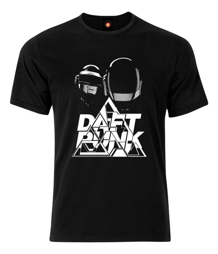 Remera Estampada Varios Diseños Daft Punk Logo