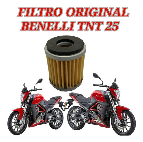 Filtro De Aceite Benelli Tnt 25 Original // Salfrachile