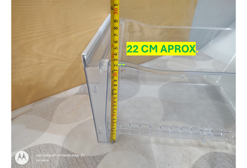 Cajon Refri Lg Duplex Mjs627922 43.2x27cm Freezing Zone (Usado)