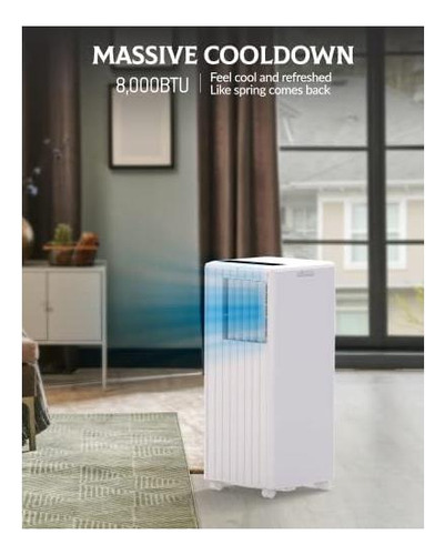 Gaomon 8,000 Btu Aire Acondicionado Portátil, 4 Modos, 2 De