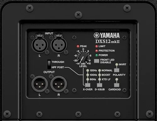 Alto-falante Yamaha DXS12mkII preto 127/220V