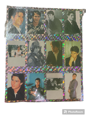 Calcos Retro Tom Cruise Italianos Plancha Con 12 Stickers