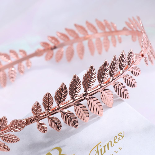 Diademas Con Forma De Corona De Pelo Para Novia, Hojas, Pein