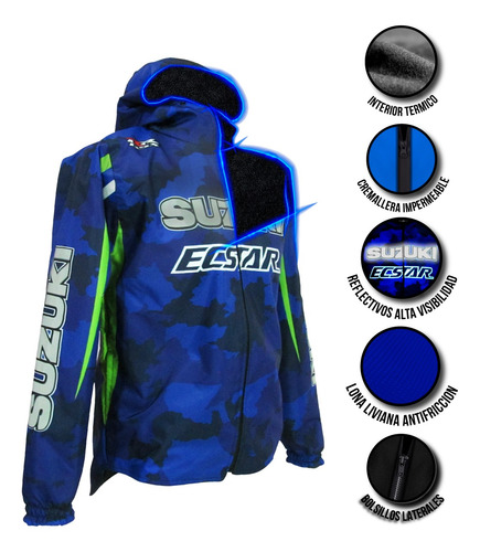 Chaqueta Moto Reflectiva