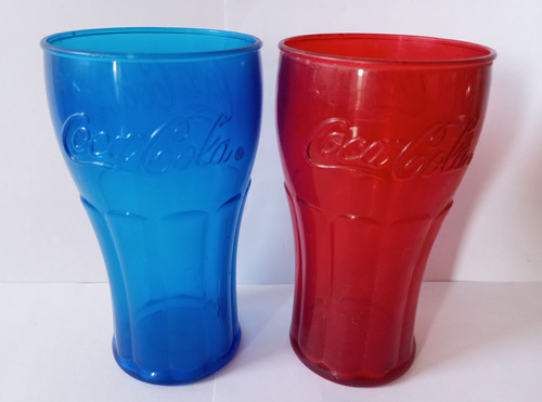 Coca Cola Vaso Acrilico Decoracion Detalle Estetico Valor X2