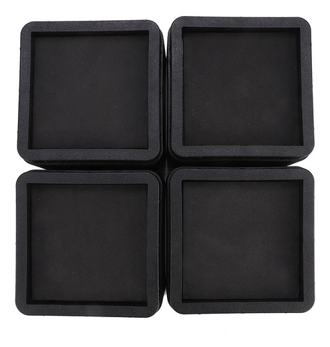 4 Elevadores De Cama Apilables, Resistentes, Cuadrados, Colo
