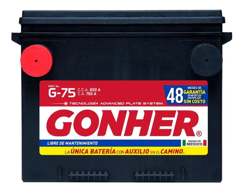 Batería  Marca Gonher Para Chevrolet Sonora 00-06