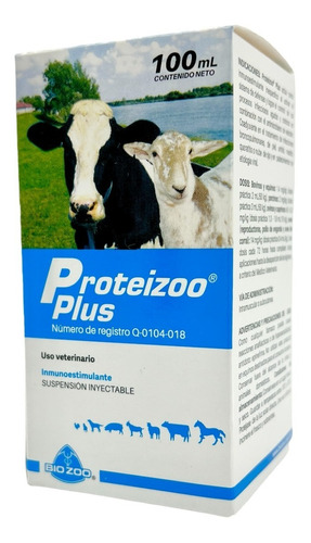 Proteizoo Plus Inmunoestimulante Equinos Animal Biozoo 100ml