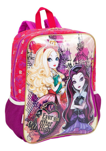 Mochila Escolar Sestini Ever After High Ref 063962 Cor Vermelho