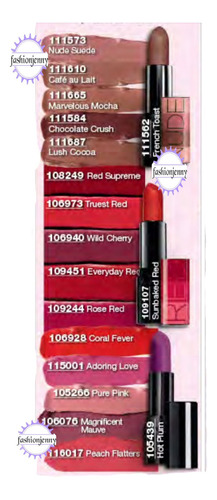 Labial Ultra Mate Y Mate Efecto Seda Avon Con Fps 15 Color Posh petal