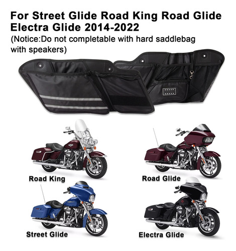 Psler Organizador Alforja Para Road King Glide Electra 2