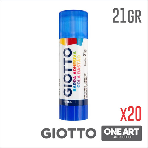Adhesivo En Barra Giotto Pegamento - 21gr X 20 Unidades