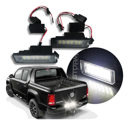 Luz De Placa Led Amarok 18smd 3528 - Storm Parts