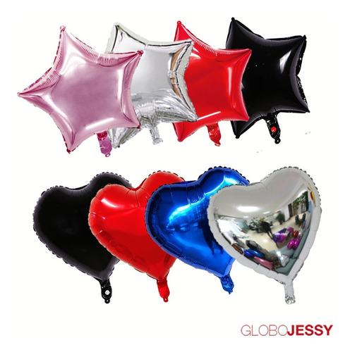 Globos Bouquet De 5 Con Helio