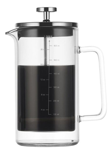 Cafetera French Press, 20 Onzas, Caliente, Con Pared Frances