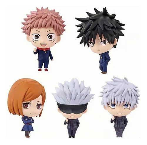 Muñecos De Anime Jujutsu Kaisen Colección De 5 Figuras