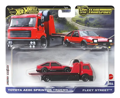 Teamtransport Hot Wheels Premium Toyota Ae86 Sprinter Trueno