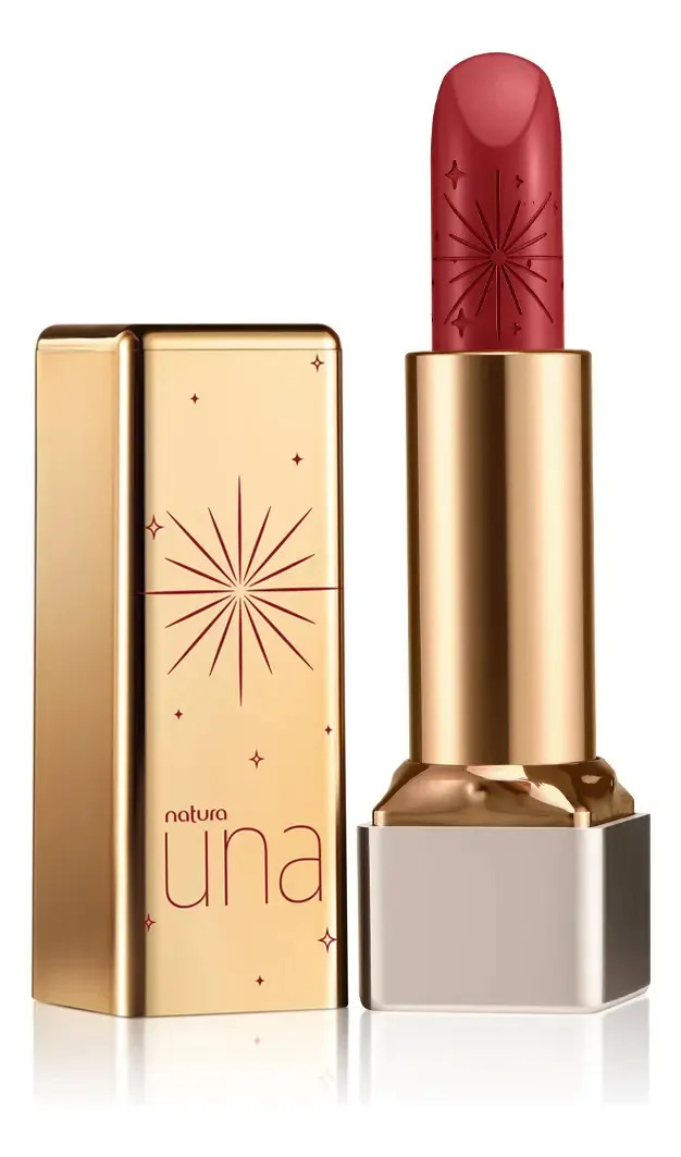 Natura Una Celebrar Batom CC Hidratante FPS 25 Cores Rouge