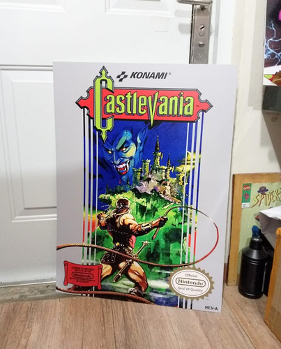 Afiche Castlevania (konami) 60 X 90 Cm