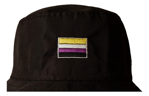 Bucket Hat Bandeira Não Binária Chapéu Moda Lgbt Orgulhe-se