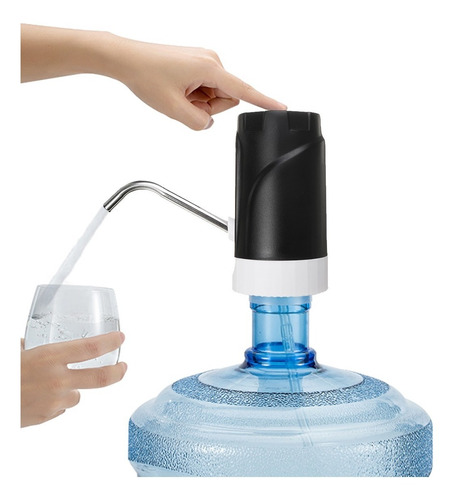 Imagen 2 de 8 de Dispensador Agua Eléctrico Bomba Recargable Usb Botellón
