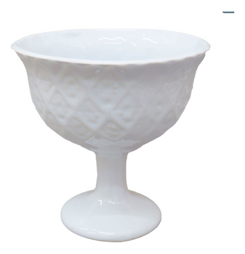 Maceta Copa Francesa Ceramica Color Blanco Blanco Copa Bombon