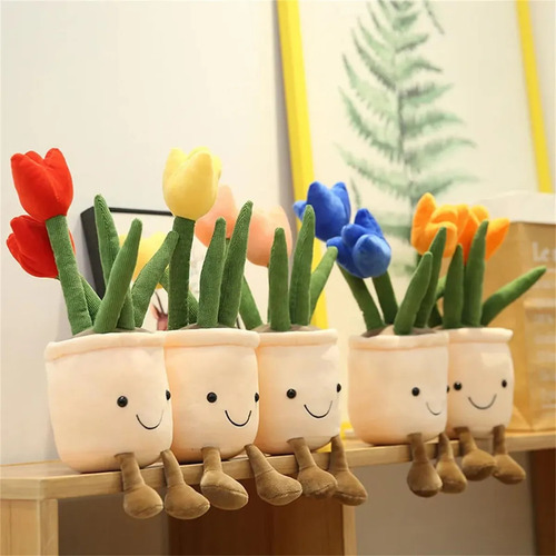 Peluche Con Forma De Tulipán, 13 Pulgadas, Animal De Peluche