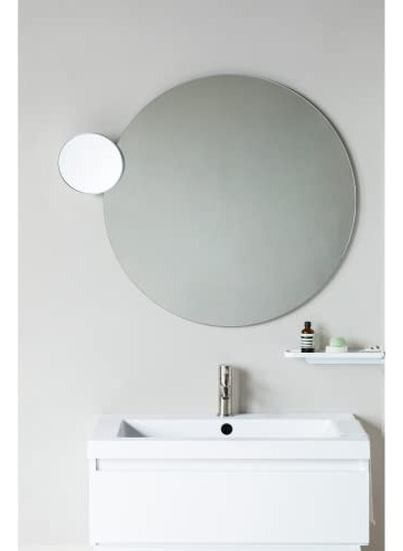 Espejo De Baño Brabantia Mindset, Zoom 5x, Soporte Magnético