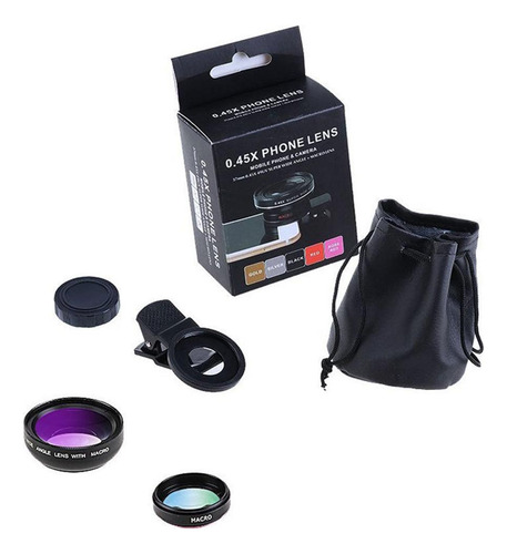 Lente De Telefone Celular De 37 Mm 0,45 X 49 Uv Super Grande