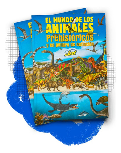 Álbum  Animales Prehistoricos Jet Nuevo