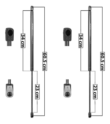 Par Amortiguadores 5ta Puerta Spart Ford Taurus 96-99