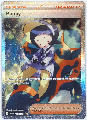 Poppy 227 197 Alt Art Sv03 Pokemon Tcg (Usado)