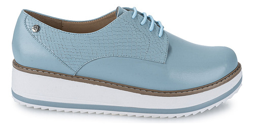 Zapato Oxford Casual Mujer Cuero Viale Celeste Tati-2312