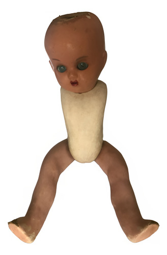 Muñeca Antigua De Pasta Para Reparar O Repuesto (Usado)