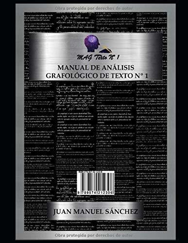 Libro : Manual De Analisis Grafologico De Texto N* 1 Mag.. 