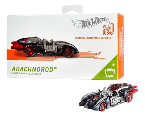 Hot Wheels Id Shark Hammer 2.0 - Coche De Juguete, Id Arachnorod, Multicolor