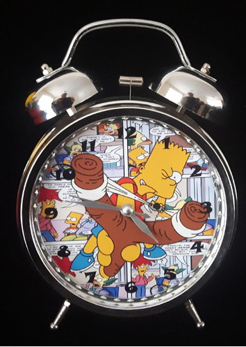 Reloj Despertador Homero Bart Simpson