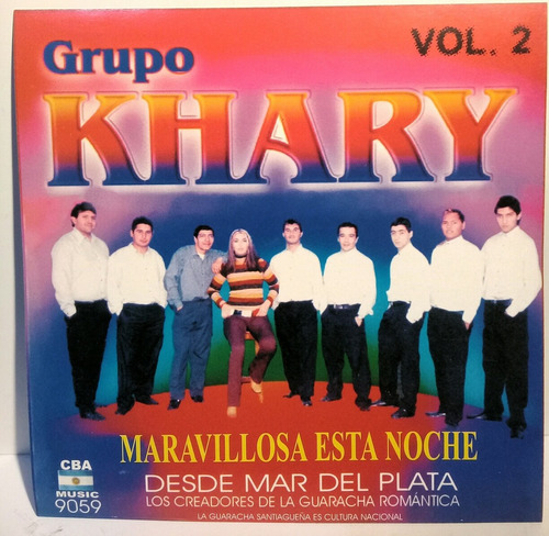 Cd Grupo Khary Vol 2 (maravillosa Esta Noche)