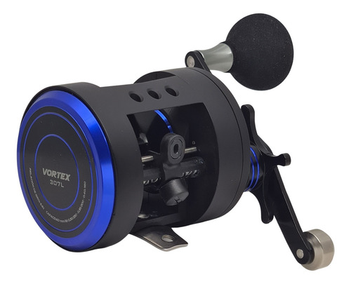 Imagen 2 de 7 de Reel Rotativo Caster Vortex 307 Manija Fuerza 7 Rulemanes